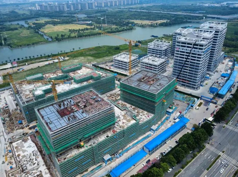 Le parc industriel de la communauté internationale de recherche et développement du Delta du fleuve Yangtze